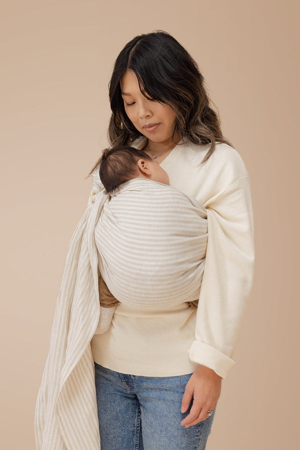 swan-linen-sling Wildbird - Sophia's StyleBaby Carrier-1